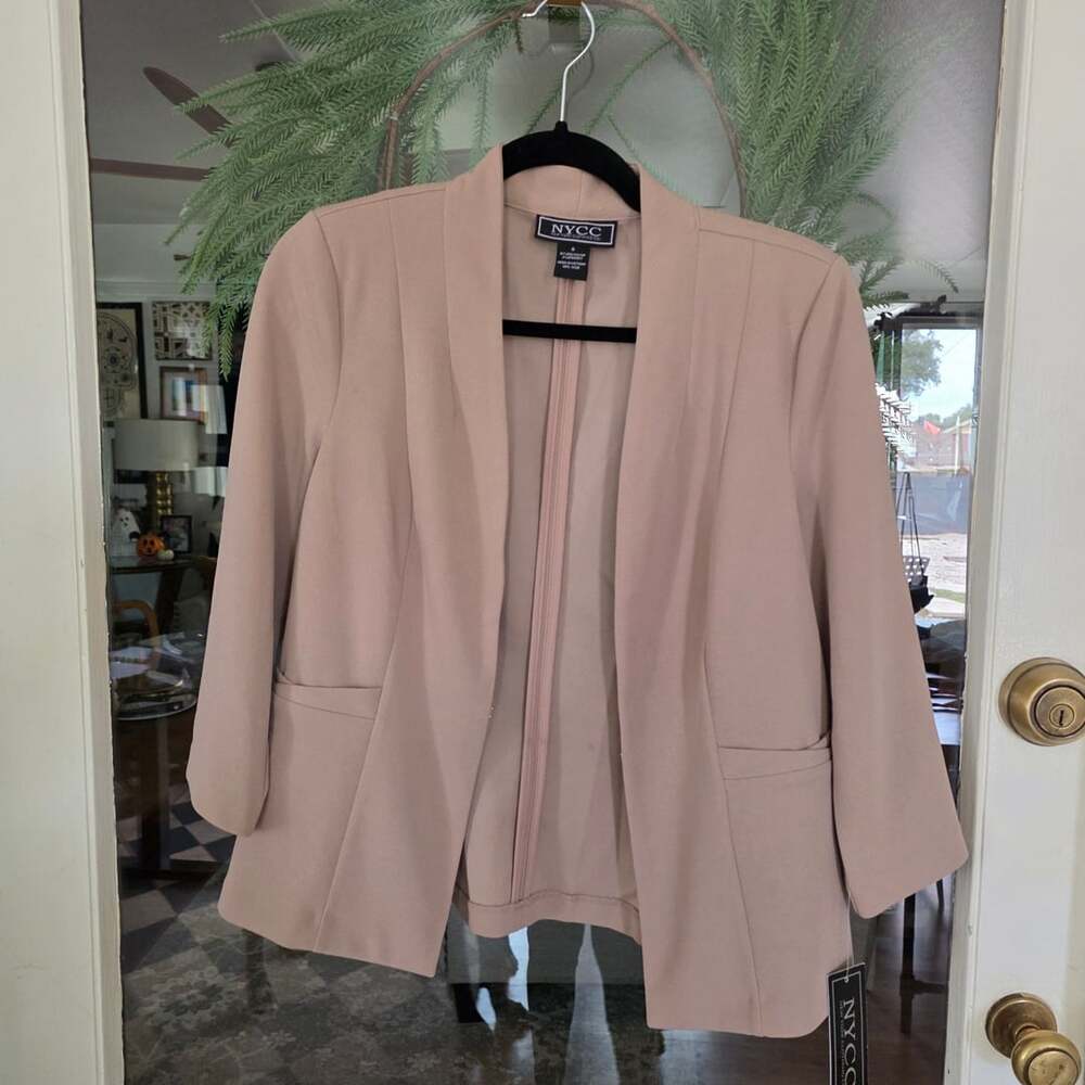 NYCC New York Clothing Co. Blazer Womans Size S Pink